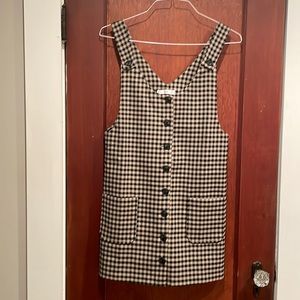 Mango Jumper Dress Black/Tan Size 4